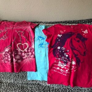 SALE⚡️ 2 for $7‼️ Bundle of 3 girls t-shirts